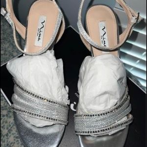 New Nina Silver Heels